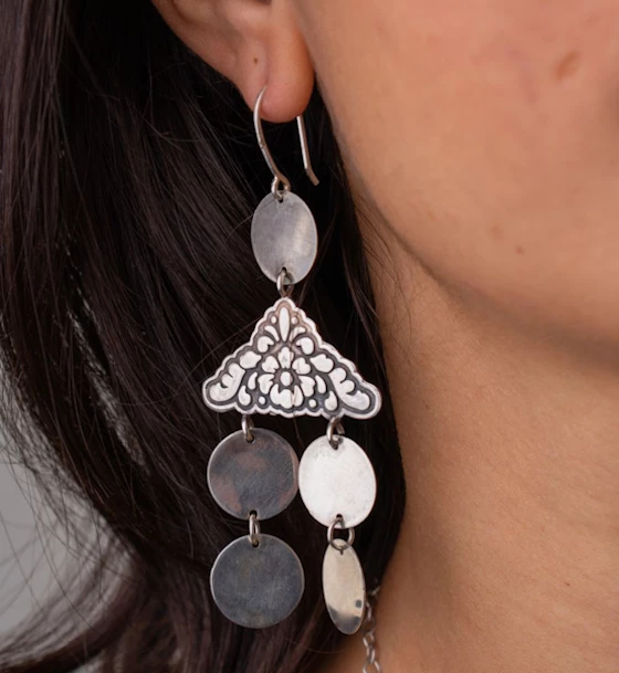 Silver Lullaby Earring