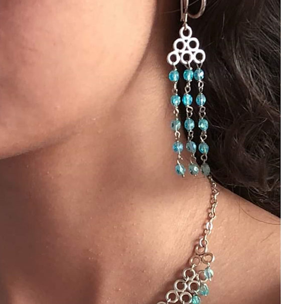 Crystal Viel Earring