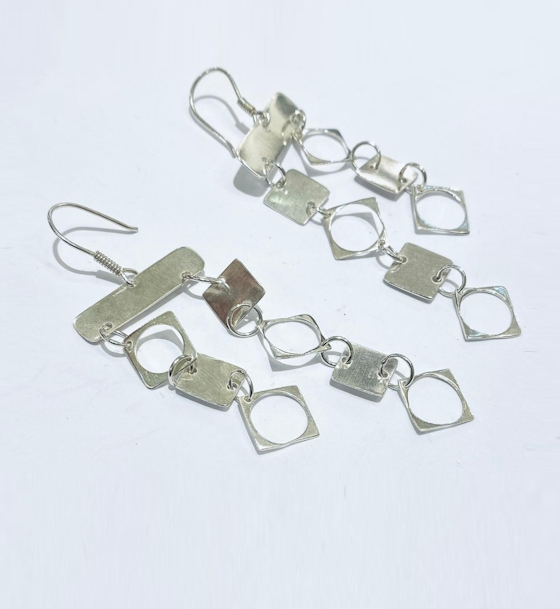 Geo Chic Earring double strip