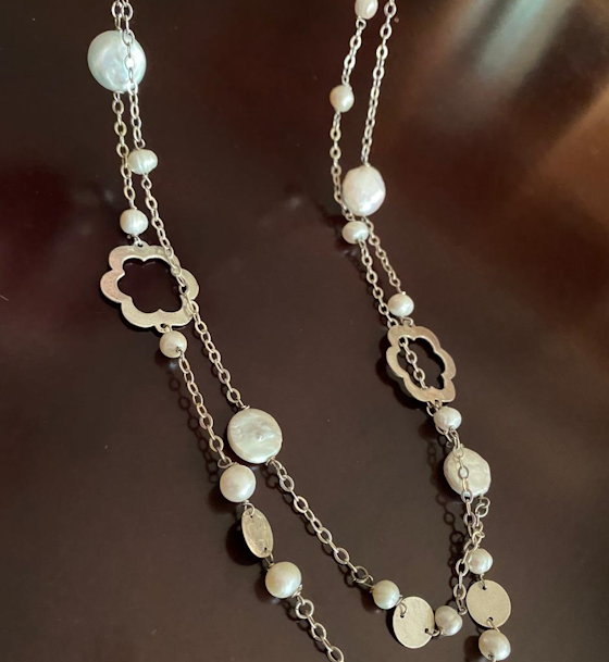 Serene  Necklace double Layers