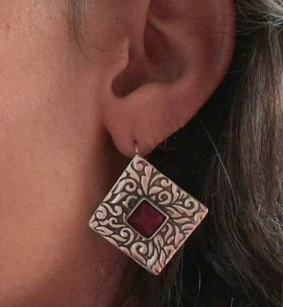 Sultana Earring Scarlet