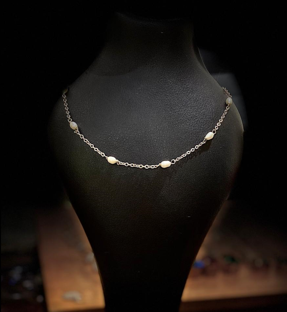 Ovula small pearls necklace 