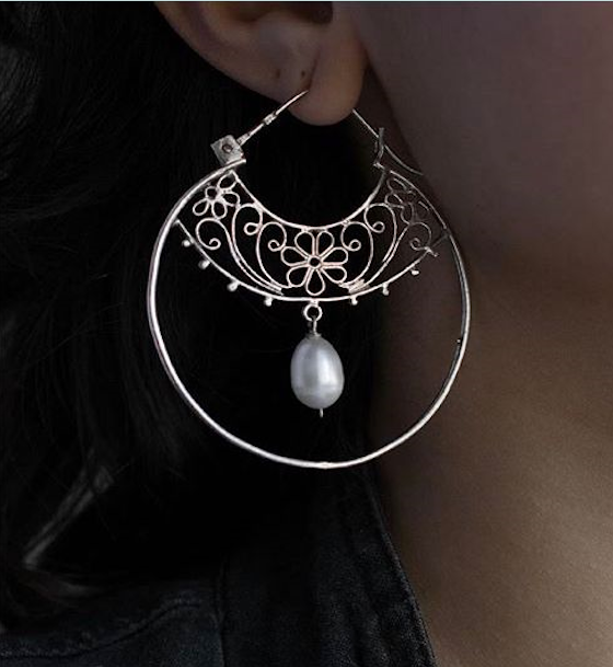 Selene Big Hoop Earring